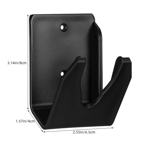 5Sets Portable Handheld Reader Holder Black Plastic Scanner Stand 2