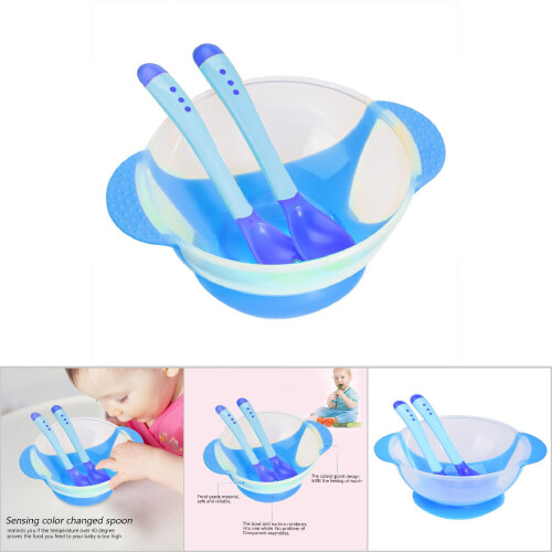 Infant Suction Bowl Set Blue