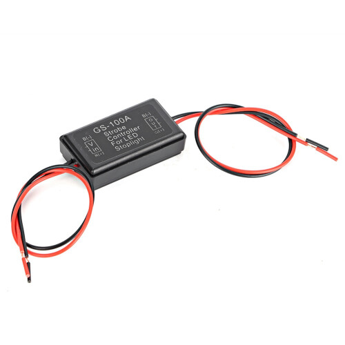 Traffic Safety Warning Flashing Strobe Blinking Controller LED Brake Light Voltage Compatible Flash Module Rear-End Accident Prevention Durable 1