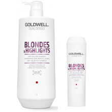 Goldwell Dualsenses Blondes & Highlights A-Y Shampoo 1000ml and Conditioner 200ml