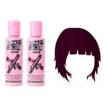 Crazy Color Hair Dye 100ml - Bordeaux x2