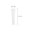 2Pcs White Ceramic Pestle for Grinding Multi-Use Kitchen Garlic Masher 2