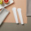 2Pcs White Ceramic Pestle for Grinding Multi-Use Kitchen Garlic Masher 4