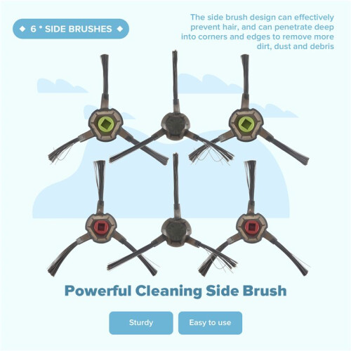 For  Deebot Ozmo U2 Dgn22 U2 Pro Robot Vacuum Cleaner Side Brush Main Brush Filter Mop Accessories Replacement 2