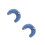 2Pcs Blue Comfortable U-Shape Pet Sleeping Pillow for Neck Support 4