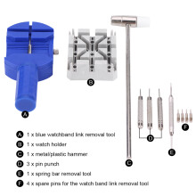 Watch Band Adjustment Tool Kit 11pcs for Watchmaker Use - Versatile & Reliable
