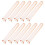 20Pcs Golden Acrylic Sample Tubes Multi-Function Laboratory Test Tubes 2