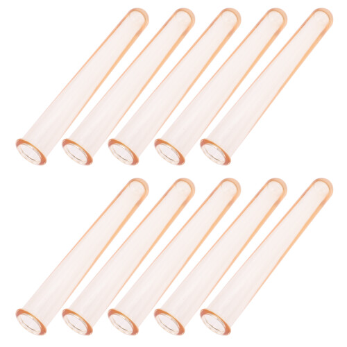 20Pcs Golden Acrylic Sample Tubes Multi-Function Laboratory Test Tubes 1