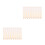 20Pcs Golden Acrylic Sample Tubes Multi-Function Laboratory Test Tubes 9