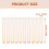20Pcs Golden Acrylic Sample Tubes Multi-Function Laboratory Test Tubes 10