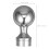 1Boule Main Courante Inox Décorative Argentée Pour Rambarde Escalier 2