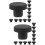 40Pcs Silicone Plugs for Holes Black Durable High Temperature Stoppers 8