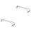 2Pcs Light Brown Wine Rack Stemware Holder Glass Hanger for Kitchen 3