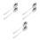 6Pcs Stainless Steel Silver Spaghetti Servers Practical Home Use 4
