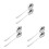 6Pcs Stainless Steel Silver Spaghetti Servers Practical Home Use 7