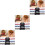 9Pcs Hair Bun for Party Use Assorted Color Easy Style 4