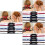9Pcs Hair Bun for Party Use Assorted Color Easy Style 5