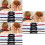 9Pcs Hair Bun for Party Use Assorted Color Easy Style 6