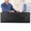 Light Up Large Print Keyboard With White Backlight, Full Size Ergonomic Quiet USB Wired Keyboard Suitable For Elderly Featuring Non Slip Texture And 6