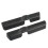6Pcs Black Air Vent Covers for Car ABS Material Durable Self-Adhesive 2