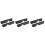 6Pcs Black Air Vent Covers for Car ABS Material Durable Self-Adhesive 4