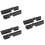 6Pcs Black Air Vent Covers for Car ABS Material Durable Self-Adhesive 7