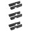 6Pcs Black Air Vent Covers for Car ABS Material Durable Self-Adhesive 8