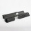 6Pcs Black Air Vent Covers for Car ABS Material Durable Self-Adhesive 11