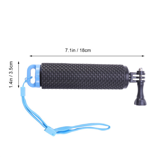 Blue Floating Handheld Stick for Dual Camera Dive Accessories 1