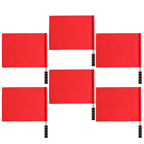 24Pièces Drapeaux De Polyester Légers Pour Arbitres 2