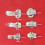 100pcs Diy Stainless Steel Shoe Clips Silver Flat 4