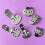 100pcs Diy Stainless Steel Shoe Clips Silver Flat 5