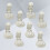 100pcs Diy Stainless Steel Shoe Clips Silver Flat 8