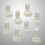 100pcs Diy Stainless Steel Shoe Clips Silver Flat 9