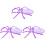 3Pièces Plateau Dessert Violet Style Halloween Multifonction 2
