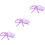3Pièces Plateau Dessert Violet Style Halloween Multifonction 4