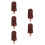 5Pcs Coffee Plush Ice Cream Pillows Soft Decorative Cushions for Home 5