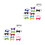 40Pcs Assorted Color Adjustable Bow Ties for Men Polyester Party Wear 6