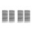 Waterproof Rubber Lash Glue Strips Assorted Colors for Home Use 5