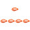 5Pcs Durable Sponge Cable Tubes Orange Derailleur Housing for Bikes 7