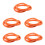 5Pcs Durable Sponge Cable Tubes Orange Derailleur Housing for Bikes 8