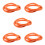 5Pcs Durable Sponge Cable Tubes Orange Derailleur Housing for Bikes 10
