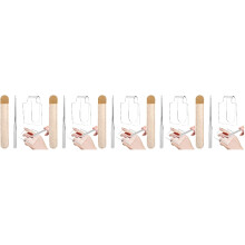 5Pièces Palette À Main En Pour Fond De Spatule