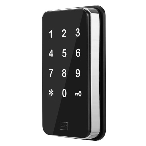 Password Keypad Cabinet Lock, Electronic Keyless Lock With Multi-Unlock Support Waterproof Exterior Touch Screen Interface Low Battery Indicator 1