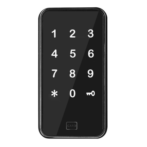 Password Keypad Cabinet Lock, Electronic Keyless Lock With Multi-Unlock Support Waterproof Exterior Touch Screen Interface Low Battery Indicator 2