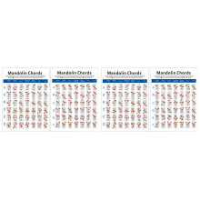 2Pièces Tableau D'exercices Mandoline Durable Pour Apprentissage