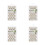 4Sets Artificial Plastic Grass Miniature Tufts for DIY Model Landscape 4