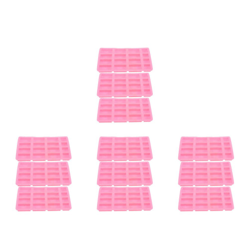12Pièces Moule À Miniature En Silicone Rose Pour Décor DIY