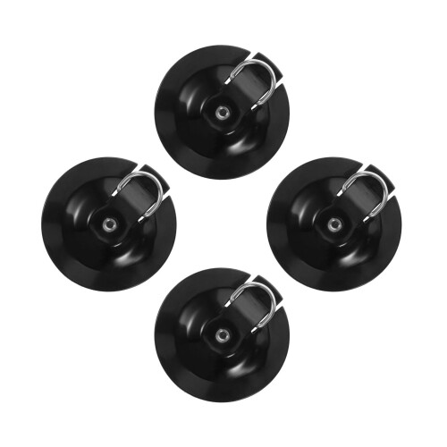 4Pièces Mount Caméra Surf PVC Acier Noir Base Sport
