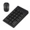 Plug And Play Numeric Keypad Wireless Number Pads2.4GHz Portable Mute Ergonomic Design Touch Comfortable Power Saving Multi Compatibility 7